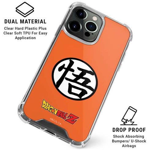 Dragon Ball Z Goku Iconic Kanji Symbol iPhone 15 Pro Clear Case